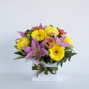 Bright and Colourful Box Arrangement
