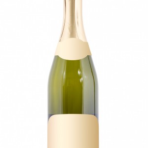 sparkling wine bottle