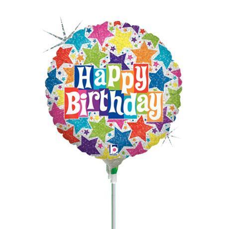 birthday stick balloon