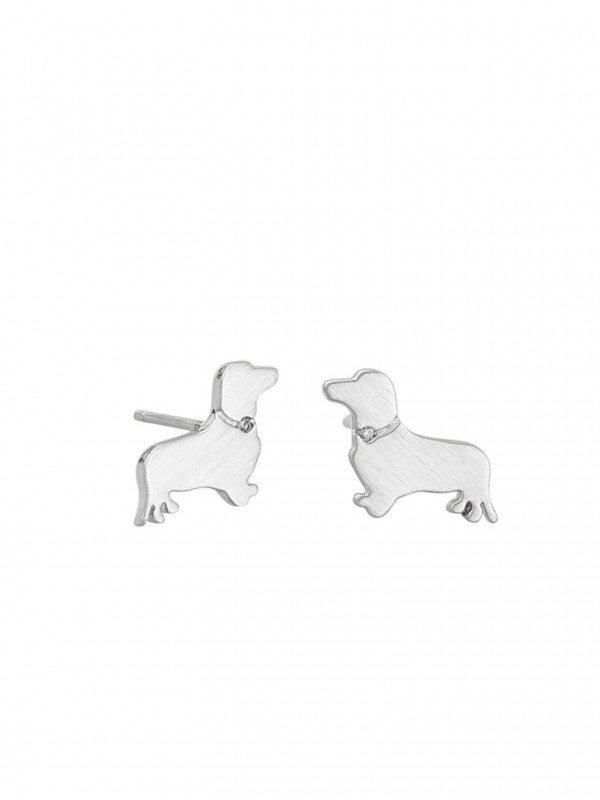 silver bowie earrings