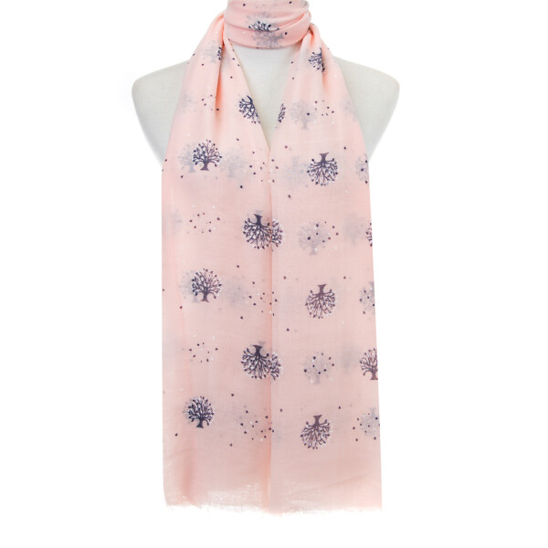 Pink Trees Scarf
