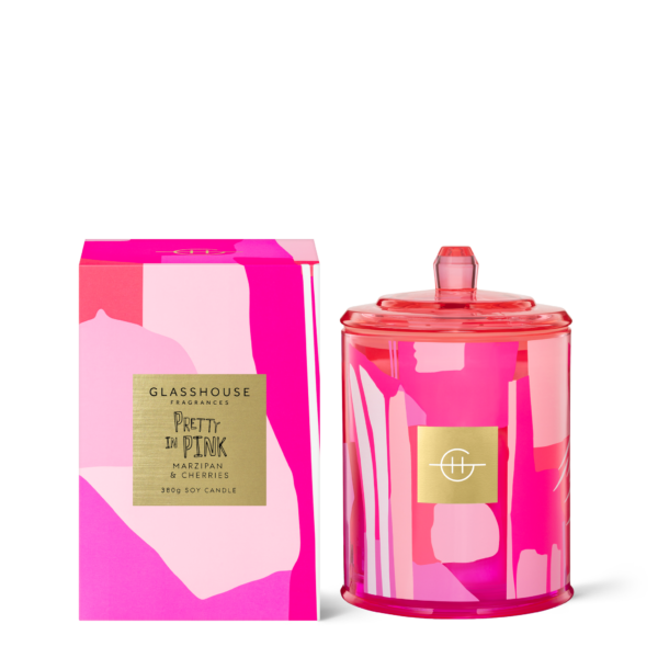 Pretty in Pink Candle